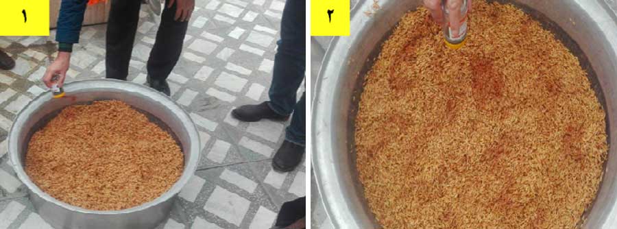 ضد عفونی بذر برنج به روش بذر مالی