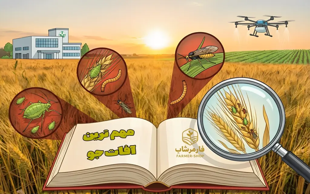 آشنایی و شناخت مهم ترین آفات جو در مزارع