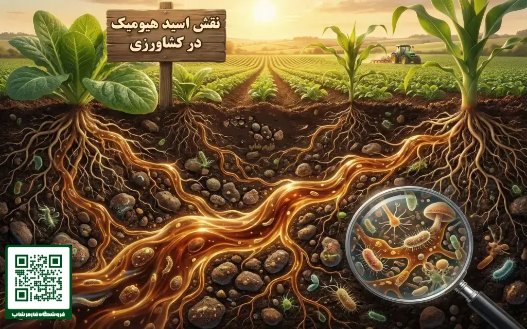 نقش اسید هیومیک در کشاورزی و گیاهان